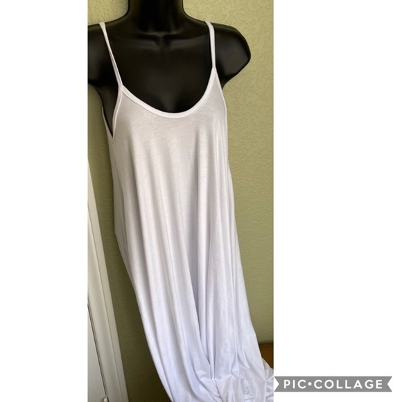 White T-Strap Jumper - Picture 3 of 3